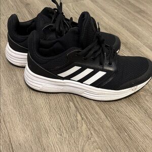 Adidas Core Black and White Running Shoes
